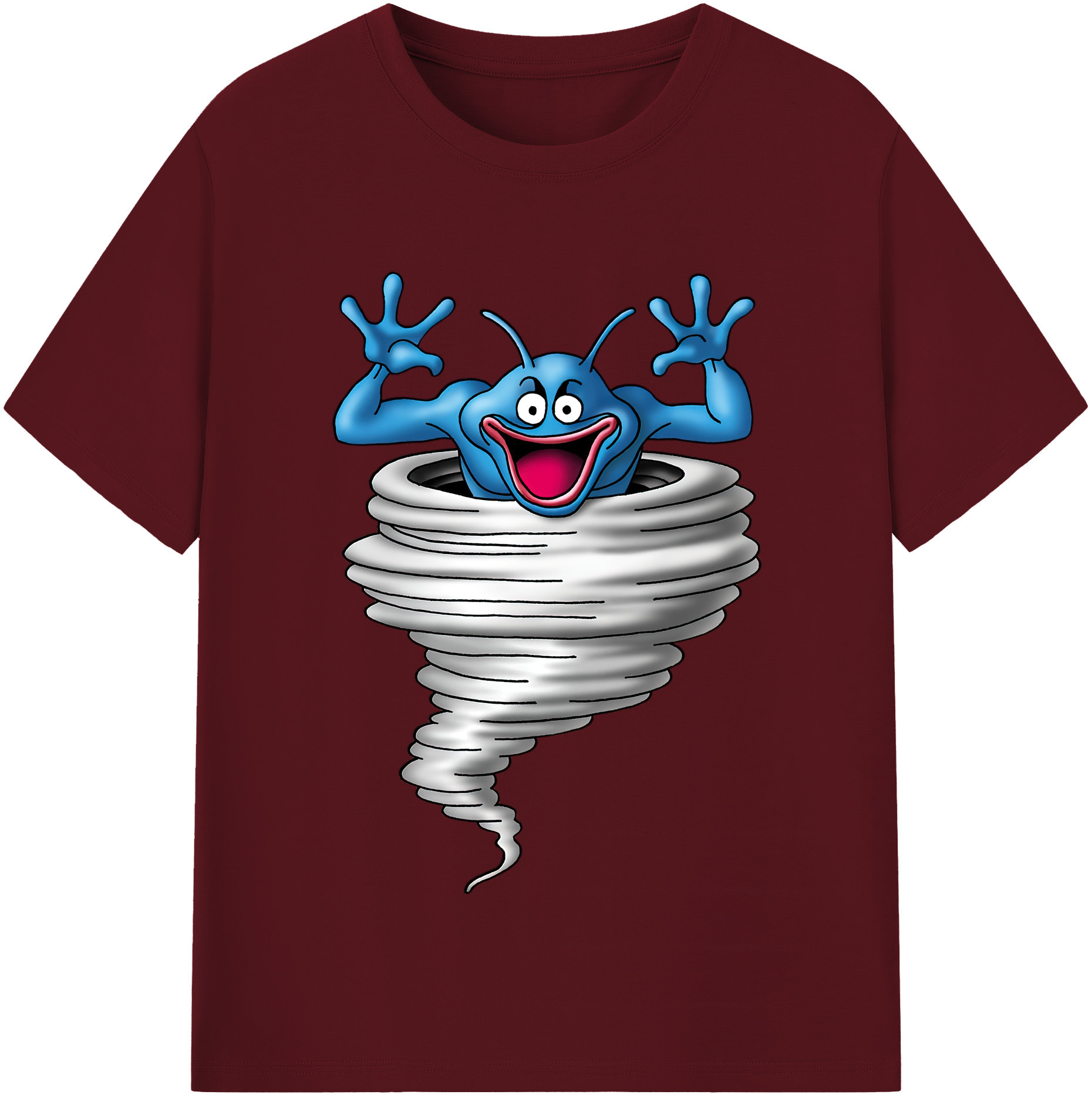 （画像用） ドラゴンクエスト Doragon Kuesuto Dragon Quest 綿100％半袖Tシャツ（フロントプリント）